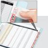 KOKUYO Tack Index Scale Protection Film Strong Adhesive Postcard Size 8 Sides 8 Sheets KPC-GF6045