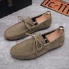 Doudou shoes summer new matte suede lazy small leather shoes loafer driving shoes