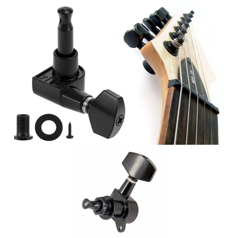 6pcs Machine Heads Sealed Guitar String Pegs Guitar String Tuning Pegs  Stringed Instruments