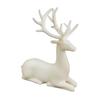 Christmas Reindeer Figurine Small Deer Statue Tabletop Resting/Standing Elk Sculpture for Indoor Home Office Tabletop Mantle Cabinet Desktop Decor