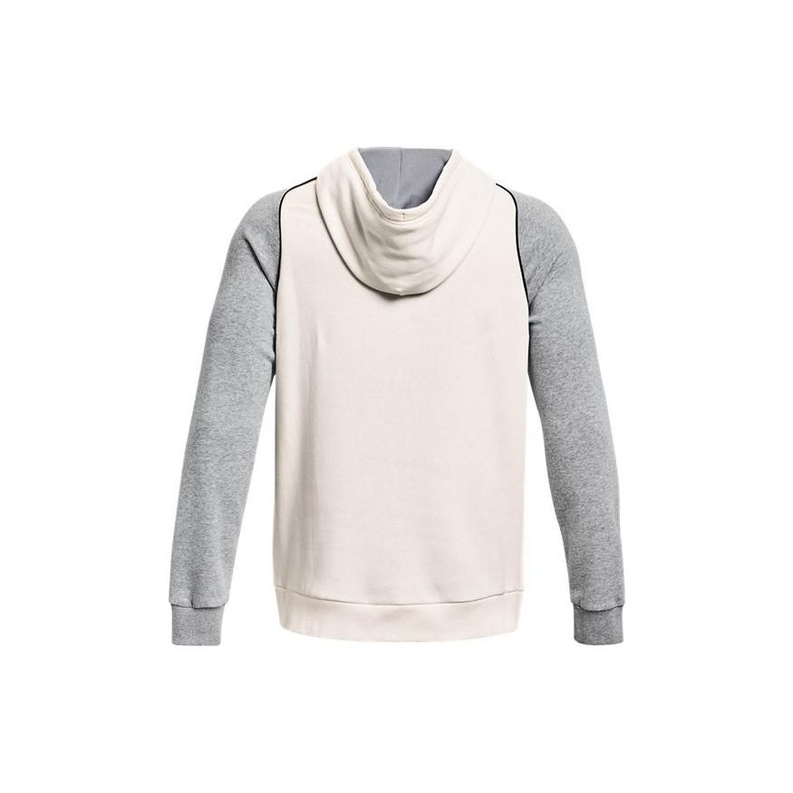 Under Armour Rival Fleece Hoodie With Printed Logo Men Tops White 1373831-112