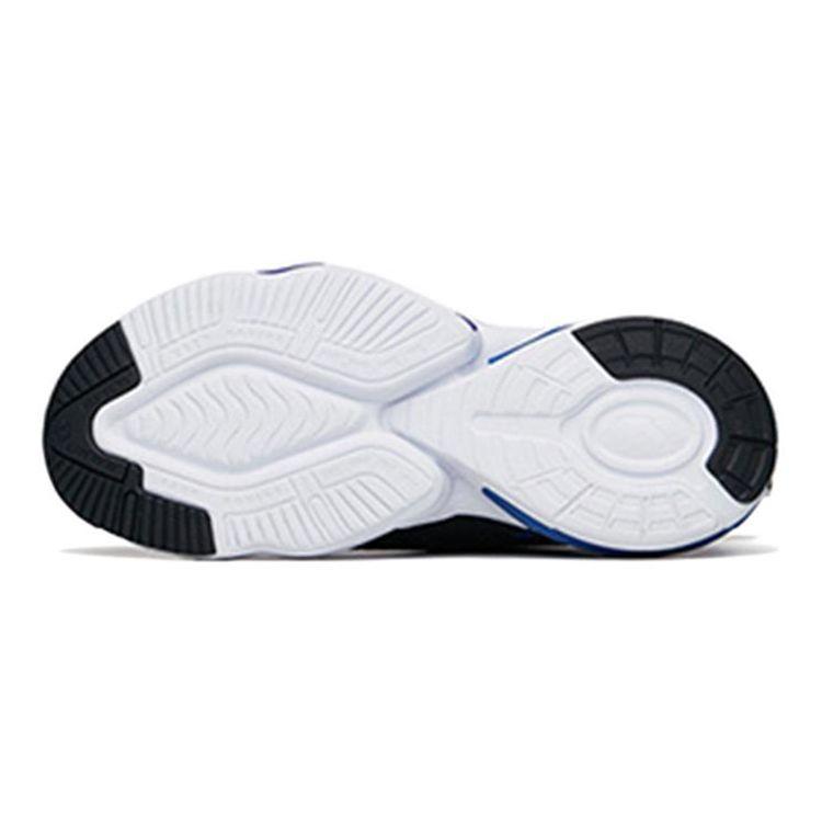 Anta Rotating Buckle Shock Absorbing Wear Resistant Breathable Low Top Kids Running Shoes Kids Running Shoes Black Blue 312225550-5