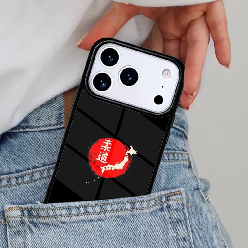 Japan Judo Martial Phone Case for iPhone 16e 15 14 13 12 17 Pro Max Plus Air 17pro Cover Coque