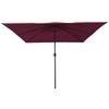 Garden Sun Umbrella Burgundy Red 295 X 295 X 245 Cm