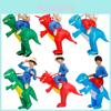Fantasia de Dinossauro Inflável Vibrante Para Adultos e Crianças Perfeita Para Festas de Halloween