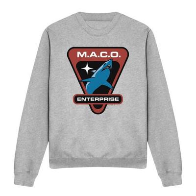 STAR TREK Unisex Adult MACO Patch Sweatshirt