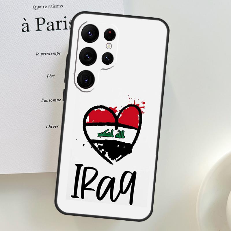 Iraqi Iraq Flag Case For Samsung Galaxy S26 Ultra S25 S24 S23 S21 S22 Ultra S10 S20 Plus S25 FE Phone Cover
