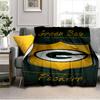 Green Bay Packers Pride Blanket Outdoor Flannel Blanket for Camping, Hiking, Garden Parties, Picnic Essentials,gift for family and friends