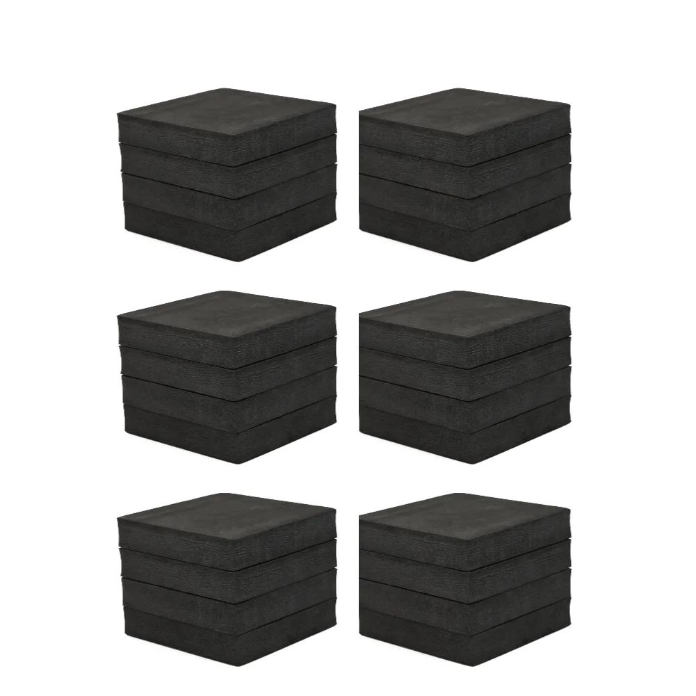 4-24pcs Washing Machine Anti Vibration Pad Shock Proof Square Non Slip Foot Refrigerator Floor Furniture Protectors Mat 10*10cm