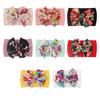 Fashion Floral Childrens Hair Accessories Headband Soft Wide-Brim Elastic Hairband Baby Headwear Comfortable