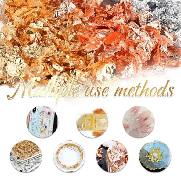Epoxy Resin Filling Gold Foil Paper Gold Flakes for Decorative Art and Crafts
