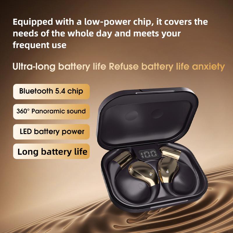 Závěsná bezdrátová Bluetooth 6.0 sluchátka Věčná volná AI Překlad jazyků v reálném čase 156 Sluchátka s dlouhou výdrží baterie Pro cestování Sport Učení