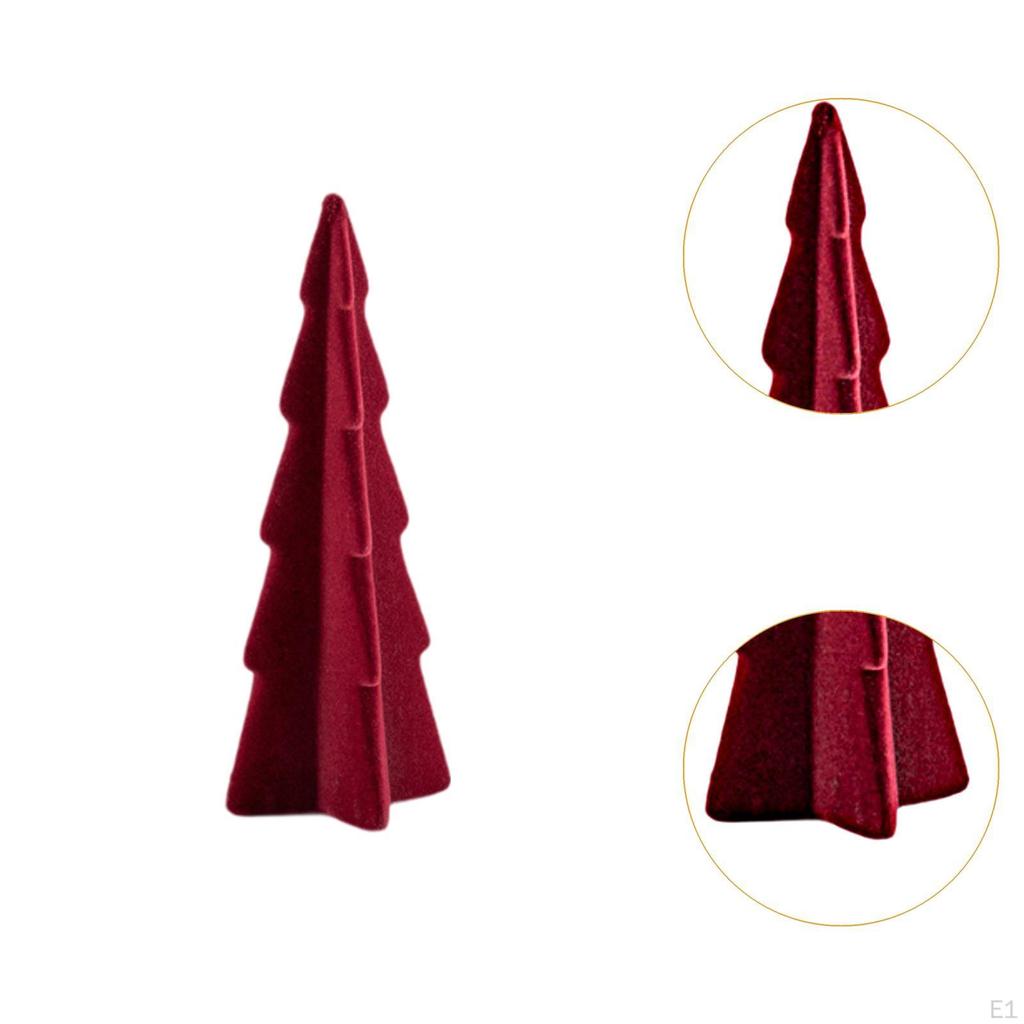 Artificial Christmas Tree for Table, Ceramic Statue Home Decoration Ornament Bedside Table Small