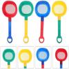 MOLUCKFU 8 Pcs Plastic Sand Shovel Toy Set for Kids, Bright Colors Outdoor Beach Sand & Snow Toys for Toddlers, Easy-Grip for Small Hands