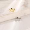  Sterling Gathering Jewelry Color Neo Gothic Classic Cross Stud Earrings Women Trendy Style Stylish Graceful Beach CelebrationClassic Stud