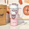 Crayon Shinchan Cartoon Style Reusable Thermos With Handle For Kids And Teens