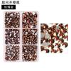 6-Grid Nail Art Diamond Box Ss6-Ss20 Large-Capacity Flat-Bottomed Rhinestone Set Diy Nail Jewelry Sticker Drill 1560 Pcs
