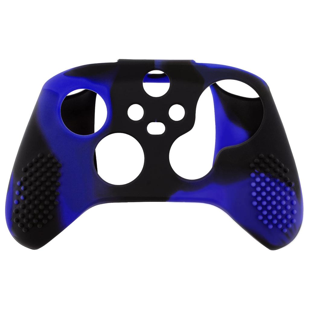 eXtremeRate PlayVital 3D Studded Xbox Series Controller Silicone Cover Skin with 6 Black Thumb Grip Soft Rubber Case Protector for Xbox Core Wireless