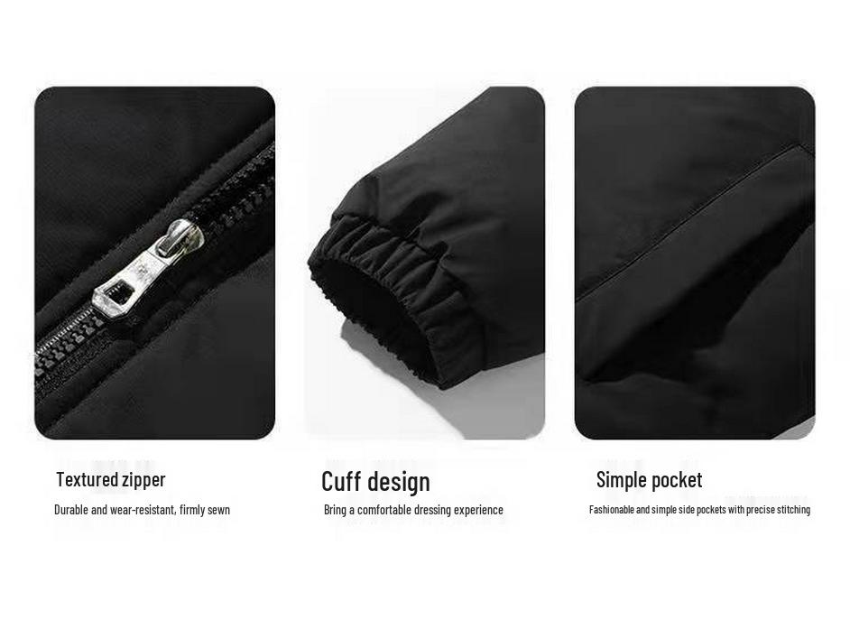 Damen 2025 Koreanischer Stil Locker Baumwolle Gefüttert Wintermantel - Trendige Unisex Brotjacke.