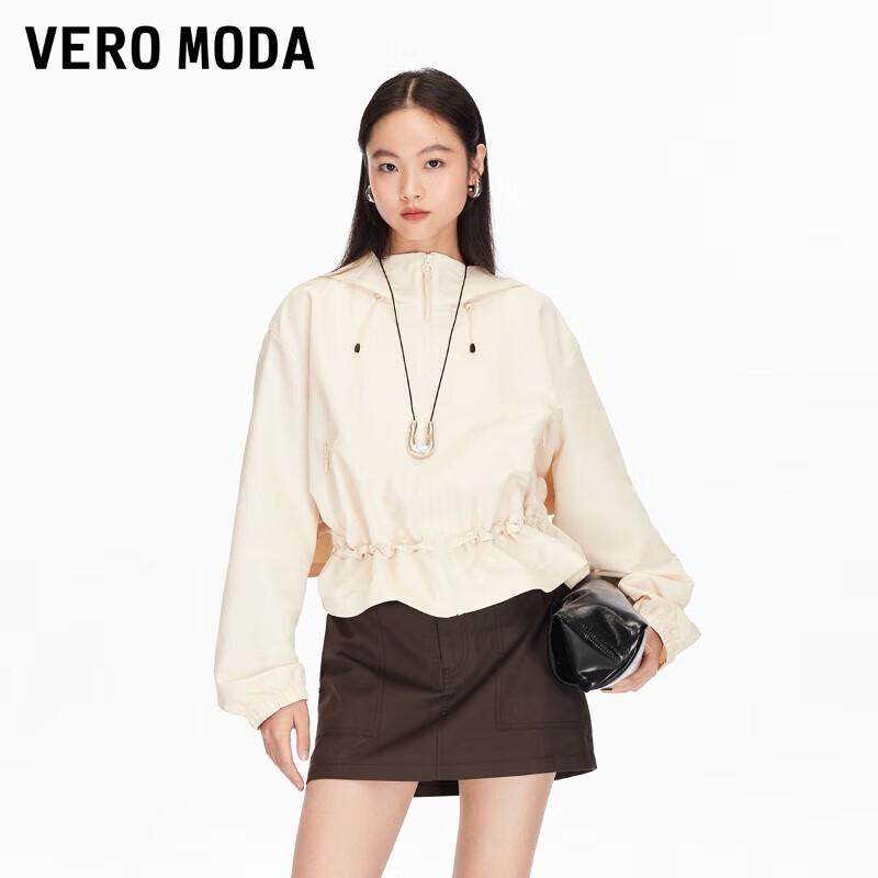 

VEROMODA 2025 Autumn Drawstring Hooded Short Jacket XS