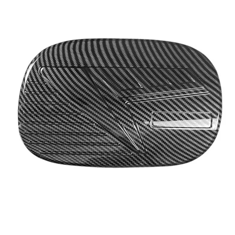 For Kia Stinger 2018-2023 Interior Accessories Carbon Fiber Style ABS Fuel Tank Oil Cap Gas Cover TrimGood product