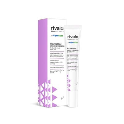 Κρέμα Ματιών Rivela Dermascience Από την 15 ml Για Μαύρους Κύκλους, Πρήξιμο, Λεπτές Γραμμές & Φωτεινά Μάτια