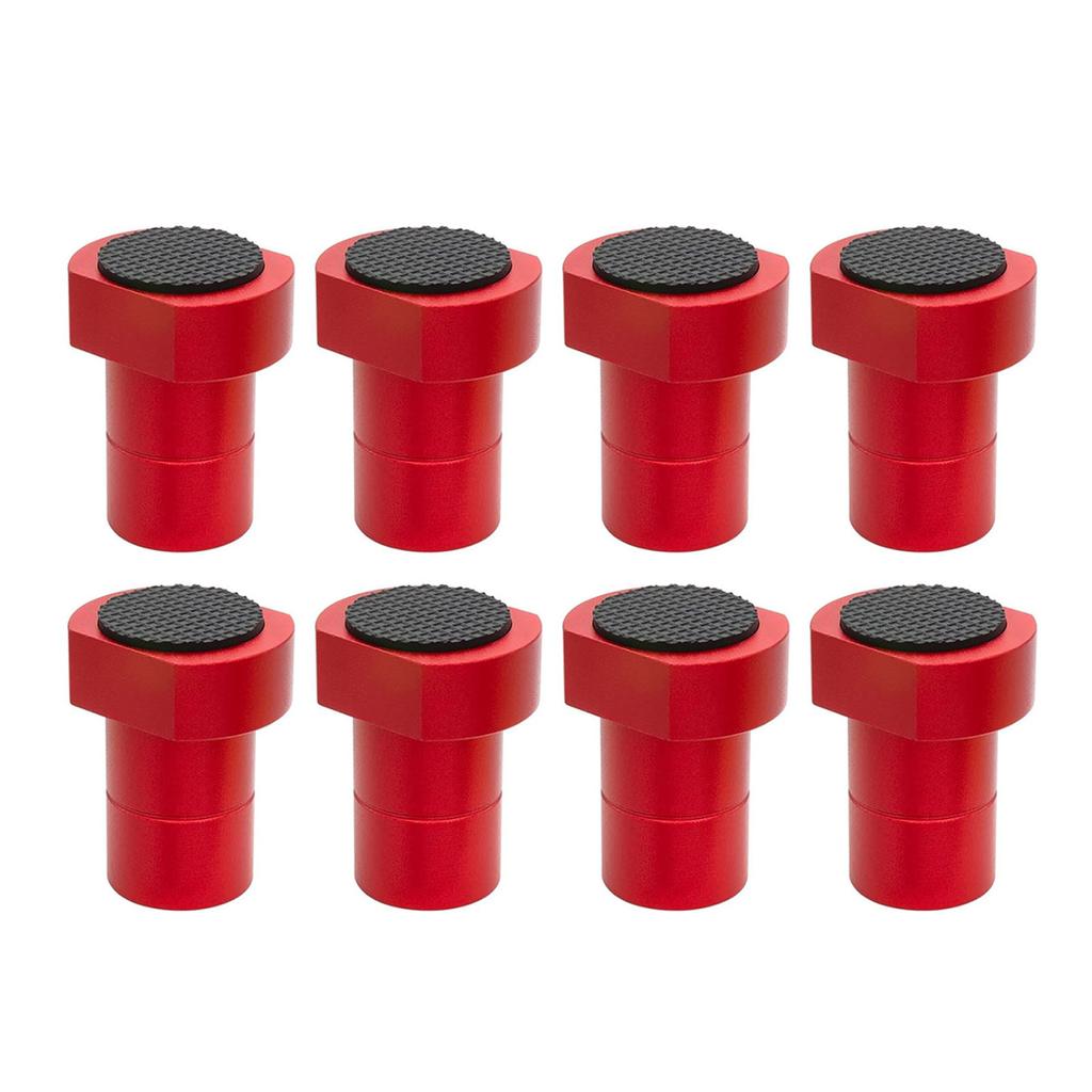 8Pcs Bench Dogs Aluminum Alloy Non Slip Bench Brake Inserts Woodworking Clamp for Milling Cutting 3/