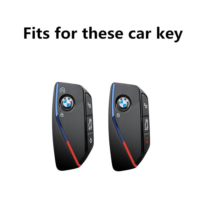 Car Key Case Cover Shell Fob Holder For BMW x1 u11 7 Series 735i 740Li X7 I7 G07 G09 LCI XM IX I20 2024 U06 G81 M3 Accessories PP61