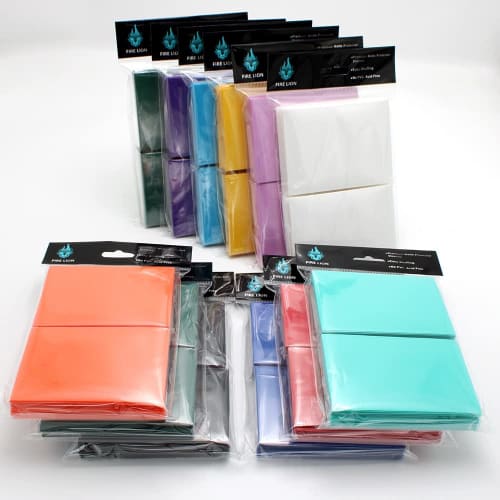 

Embossed Card Sleeves for Top Loader Trading Cards, 66 x 91mm, 200 Cards per Pack (Black)