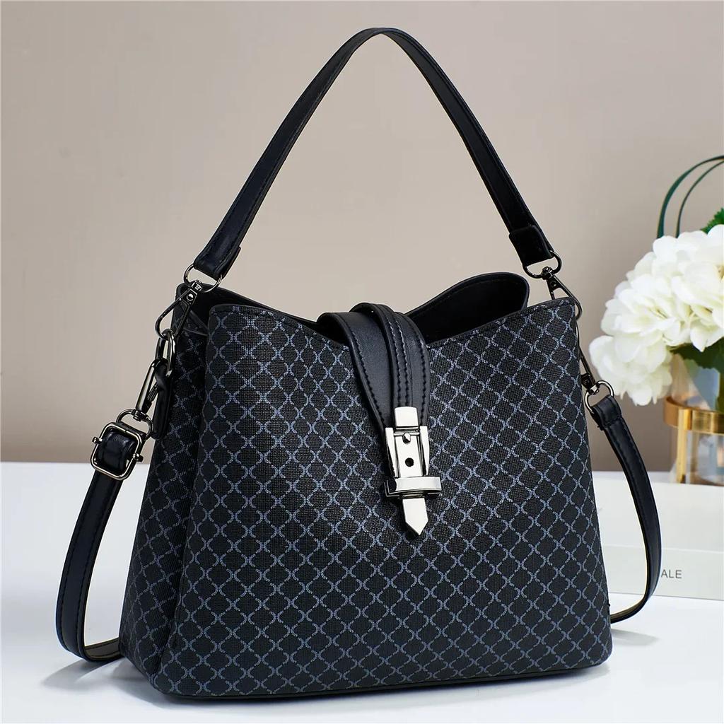 Geantă de umăr pentru femei, model nou, tip PU, imprimată, tip geantă de mână, tip buzunar, tip geantă de mână, tip buzunar, tip geantă de mână