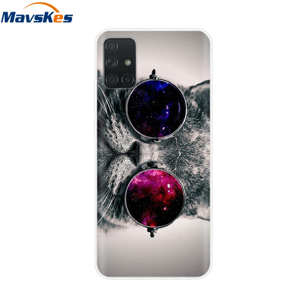 For Samsung Galaxy A51 Case Silicon Transparent Back Cover Phone Case for Samsung Galaxy A71 SM-A715F A515F A 51 71 Cover Fundas