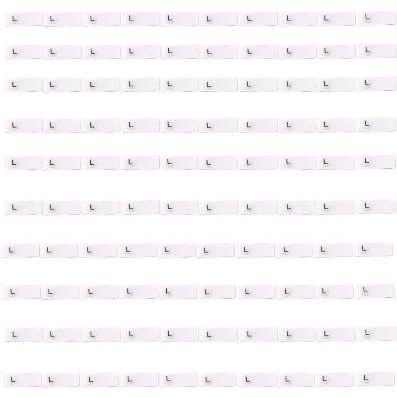 Sizes Change Accessory For Clothing Removable Washable Satins Fabric Label For Sewing And Fashion Designs