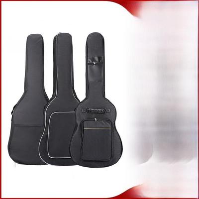 40/41" Folk Acoustic Guitar Bag: Padded, Thickened with Removable Handle and Pillow