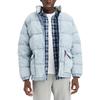 Levis Solid Color Zipper Stand Collar Down Jacket Men Outerwear Blue A5803-0000