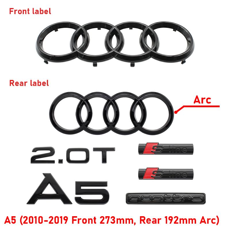 2026 Horké Samolepky na Kapotu Přední Mřížku Zadní Kufr Příslušenství Pro Audi S3 RS4 RS5 S4 RS3 RS6 S5 S6 A3 A4 A5 A6 A7 Q2 Q3 Q5 Q7 Q8 Quarrto