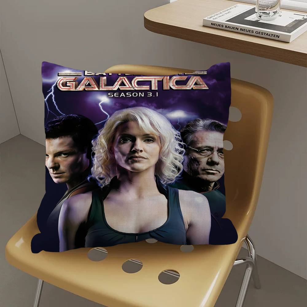 Battlestar Galactica Movie Cushion Cover Inches Farmhouse Decor Home Throw Pillow Covers for Couch Decorations