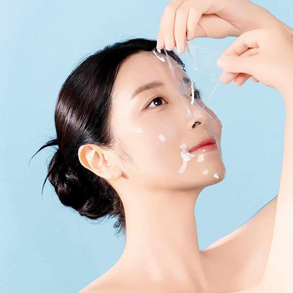 [Luthione] Vegan Collagen Boosting Mask 4pcs - Korean Facial Sheet Mask for Hydrating and Firming