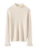 Autumn Winter Cashmere Knit Base Layer - Women's Soft & Comfortable Solid Color Fashion Top