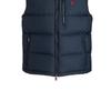 Polo Ralph Lauren FW24 Zipper Embroidered Solid Color Sleeveless Down Jacket Men Jackets Dark-Blue MNPOOTW1N220164-410