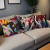 Anime DAN DA DAN Lucky Dragon Pillow Cover Sofa Cushion Cover Home Room Decoration Children Gift