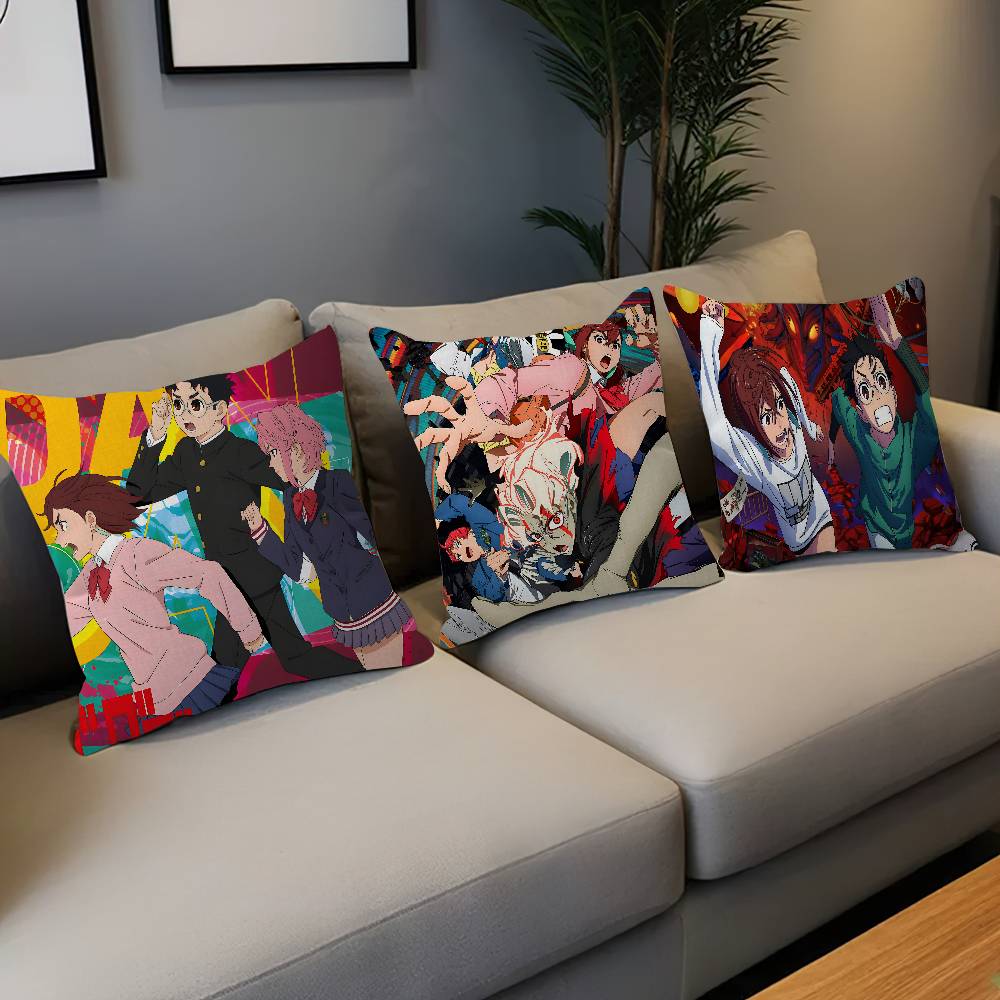 Anime DAN DA DAN Lucky Dragon Pillow Cover Sofa Cushion Cover Home Room Decoration Children Gift