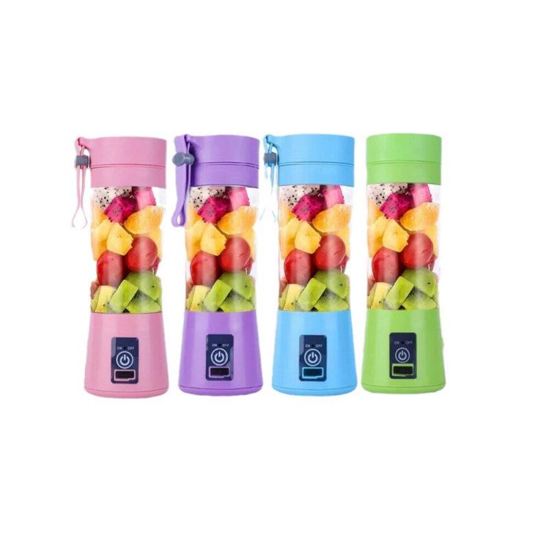 Compact USB Rechargeable 6-Blade Mini Cyclone Juicer