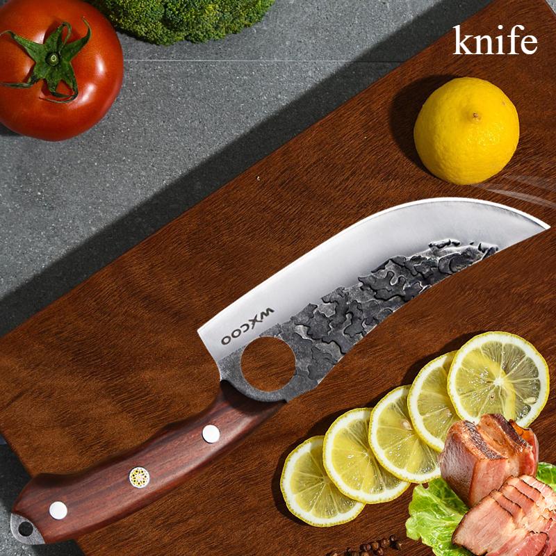 Barbecue Meat Knife Meat Knife Convenient and Durable Kitchen Knife Killing Fish Chopping Chopping Meat Slicing Knife