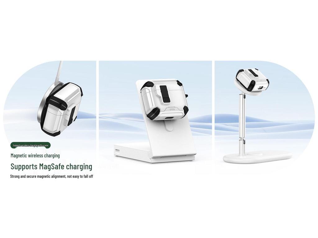 AirPods Pro 3 Case & AirPods 4 Case with Apple Phone Stand and Pop-Up Earphone Feature