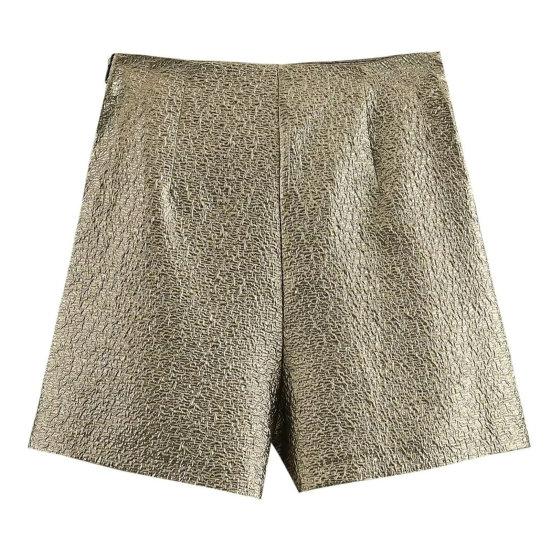 Women Autumn Winter Mini Skort High Waist Knot Pleated Shorts Skirt Solid Color Elegant Woman Short Pants Streetwear