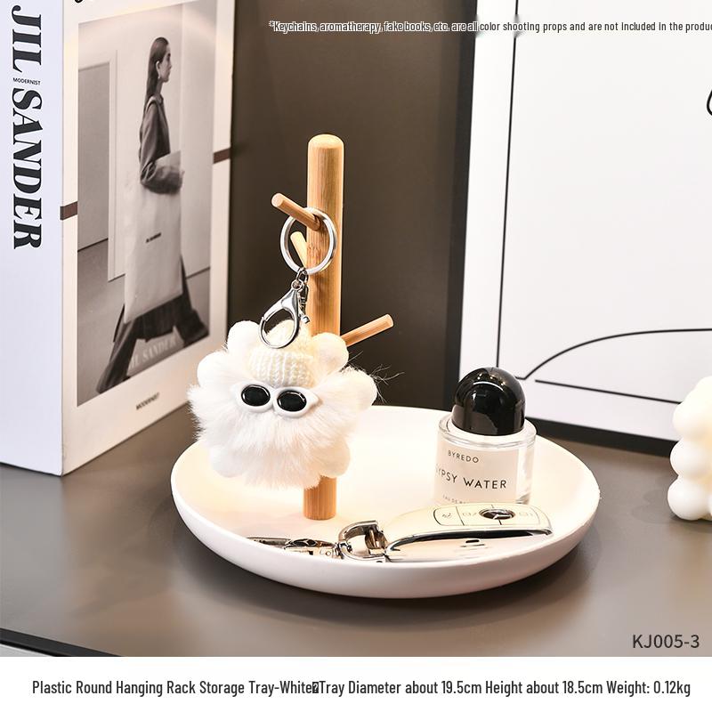 Luxury Entryway Console Table with Key Storage and Decorative Tray