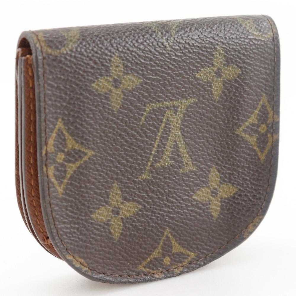 LOUIS VUITTON Porto Moneguse Coin Purse M61970 Brown Monogram canvas unisex Used