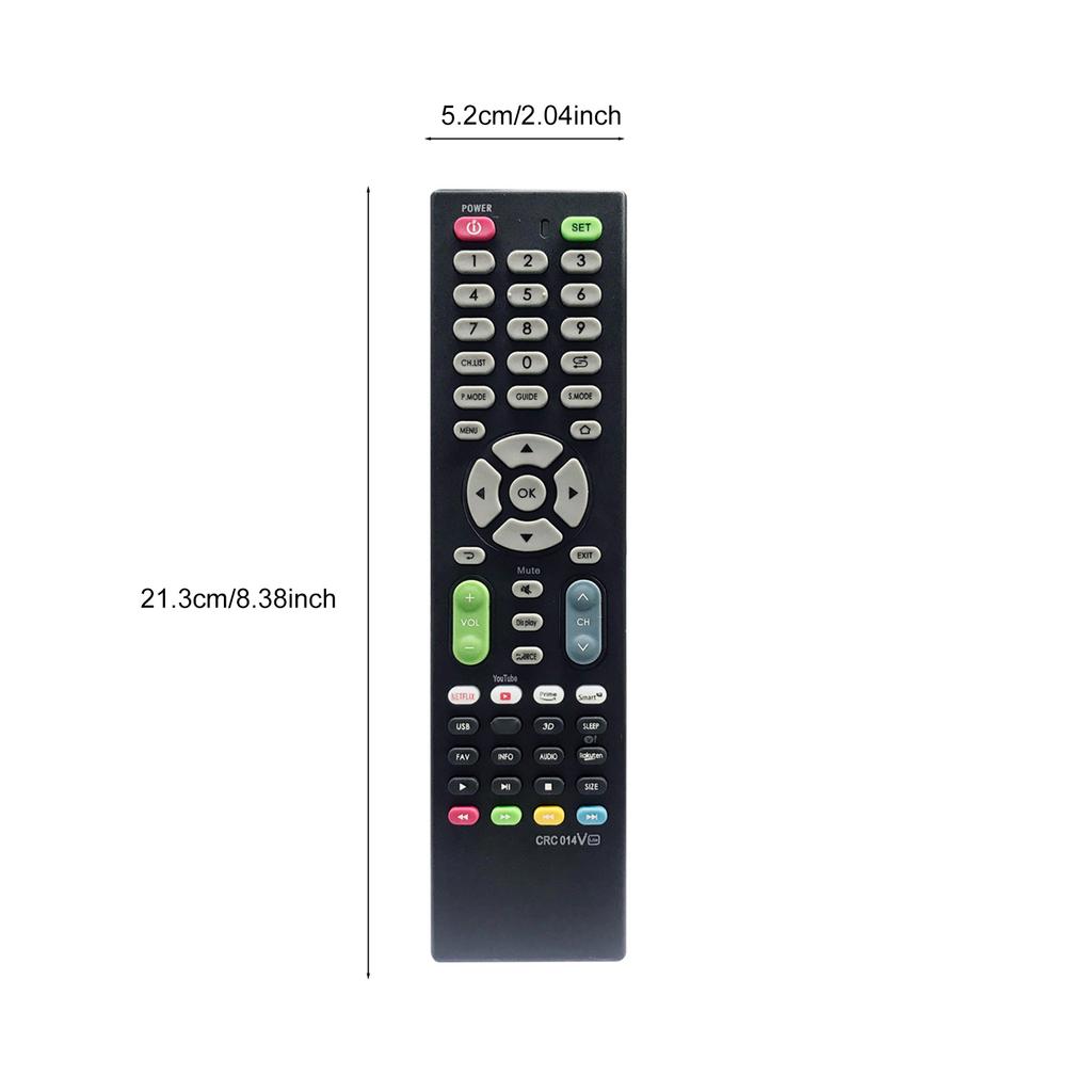 Universal LED LCD TV Remote Control Multi brand TV Remote TV Replacement Remote Controller with Network Platform Buttons
