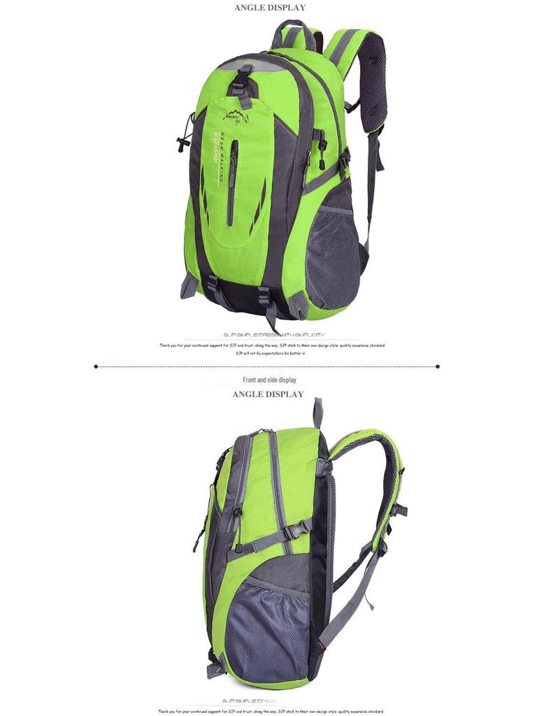 Large Capacity Unisex Outdoor Mountaineering and Travel Backpack - Multifunctional Hiking, Climbing, and Sports Bag