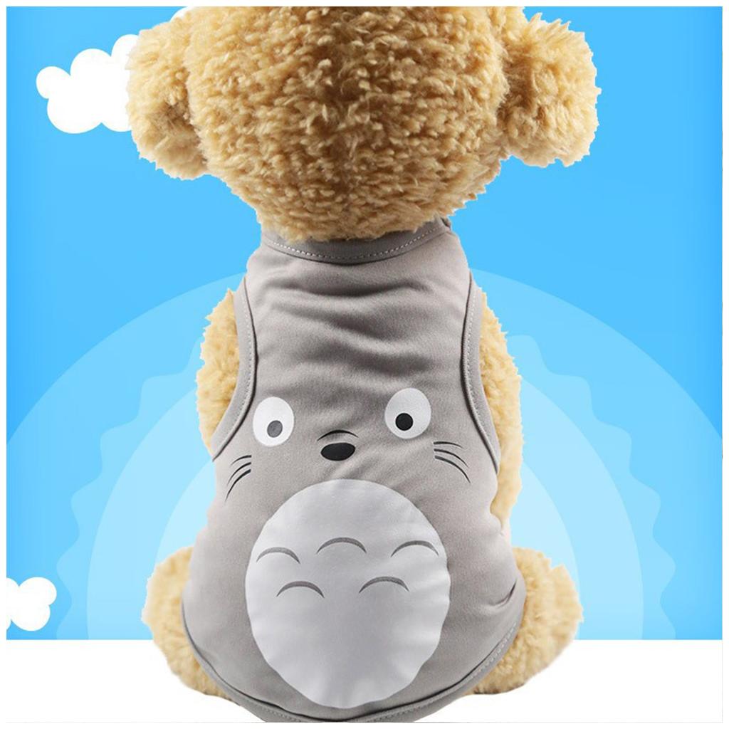 Pet Cartoon Print Vest Dog Clothes Summer Thin Cat Outfit Cute Pet Vest for Small Medium Large Dogs